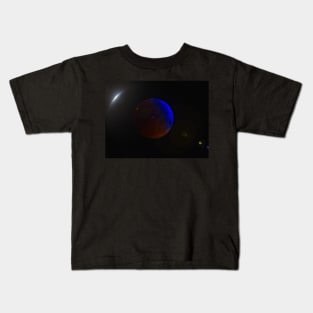 THROUGH THE LENS SUPER BLOOD WOLF MOON Kids T-Shirt